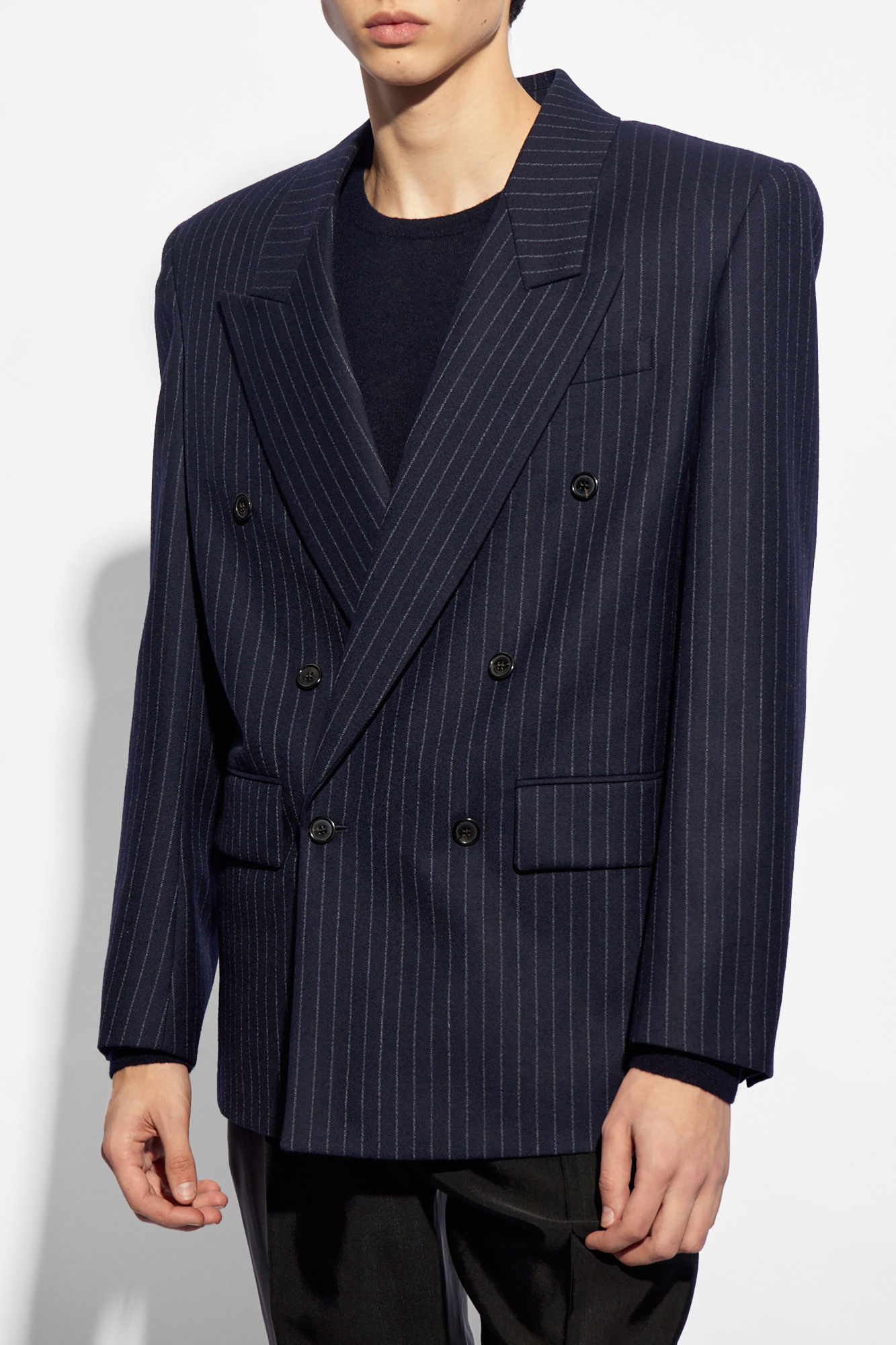 ジャケット Saint Laurent Double-breasted blazer Check Double Breasted Blazer | SAINT LAURENT | elysewalker